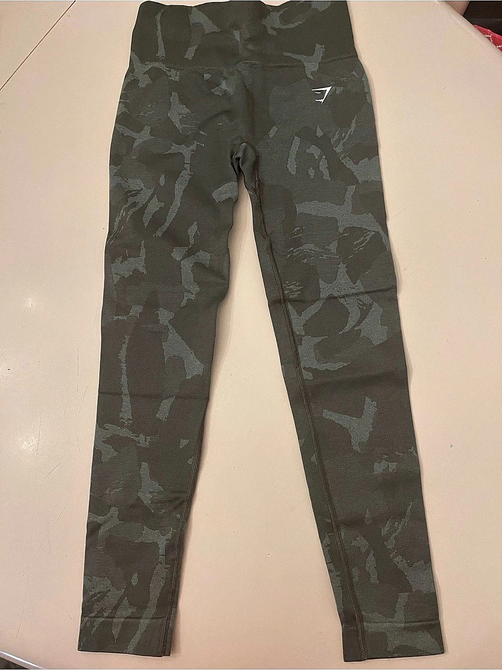 Gymshark Camo Seamless Athletic Leggings Women's Green Size: XS